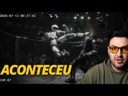 VEJA O VÍDEO! Na China robô aranca a cabeça de outro na 1ª liga de MMA para robôs em tamanho humano