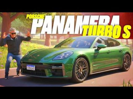 Porsche Panamera Turbo S - V8 + MOTOR ELÉTRICO = ABSURDO! E AINDA IGNORA CURVAS. VALE R$ 2 MILHÕES?