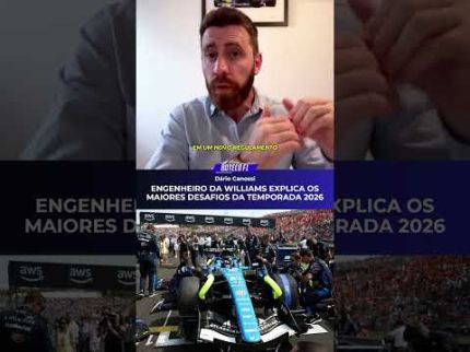 ENGENHEIRO DA WILLIAMS EXPLICA OS DESAFIOS DE 2026