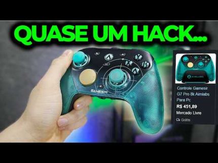 CONTROLE PARA PC AIMLABS G7 PRO, PARECE QUE TEM HACK DE TANTO BOTÃO