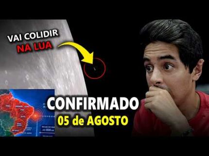 URGENTE: VAI TER COLISÃO NA LUA 05 de AGOSTO - VEJA COMO OBSERVAR + REDE DE OVNIs + TEMPESTADE SOLAR