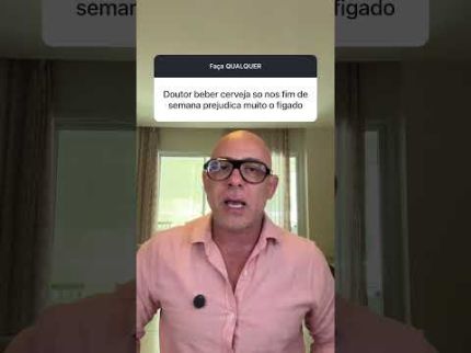 Beber cerveja apenas no fim de semana, prejudica o fígado ?