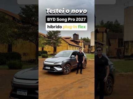 Testei o novo BYD Song Pro híbrido plug-in flex