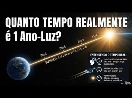 Quanto Tempo Levaríamos REALMENTE para Viajar Apenas Um Ano-Luz?