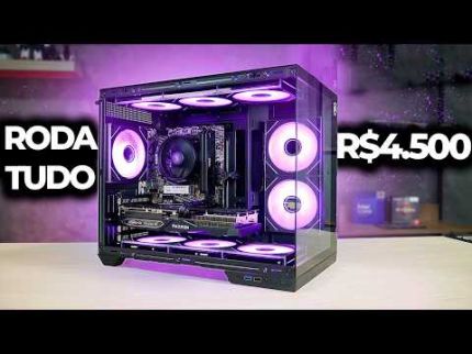 PC GAMER DE R$4500 MAIS RECOMENDADO PARA RODAR TUDO EM FULL HD HOJE! (COM TESTES) 2026