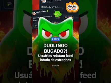 FEED ZOADO E POLÊMICA NO DUOLINGO!
