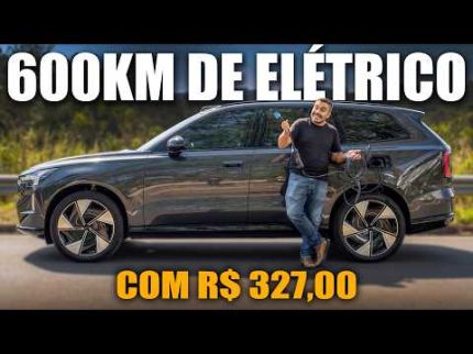 Como é viajar com o Volvo EX90? Teste real de autonomia na estrada