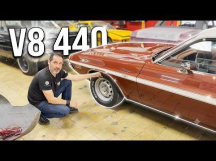 Olha o que aconteceu neste Dodhe Challenger 1970 V8 440