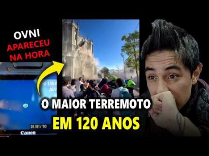 OLHA O QUE ACONTECEU DURANTE O MAIOR TERREMOTO EM 120 ANOS COLÔMBIA - OVNI NO CÉU + IMPACTO DO SOL