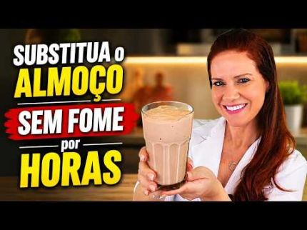 O meu preferido para EMAGRECER! Fico SEM FOME POR HORAS! Substitua o Almoço! Cremoso e Delicioso
