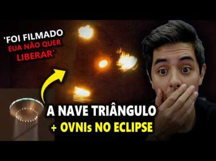 APARECEU OVNI NO ECLIPSE + REGISTRO REAL DO OVNI TRIANGULAR [MARINA POPOVICH]