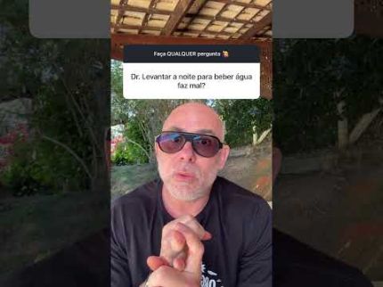 Levantar à noite para beber água, faz mal ?