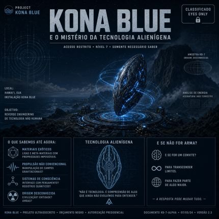 KONA BLUE e o mistério da tecnologia alienígena - OVNI Hoje!