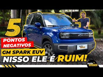 5 Pontos Negativos do Chevrolet Spark EUV Elétrico. Vale A Pena?