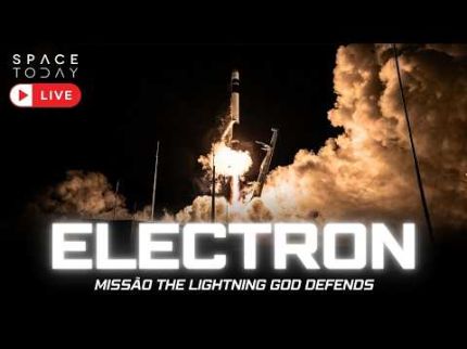 LANÇAMENTO DO FOGUETE ELECTRON | MISSÃO THE LIGHTNING GOD DEFENDS