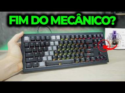 TECLADO GAMER MAGNÉTICO É MELHOR QUE MECÂNICO? SE LIGA NESSE! AKKO 5087 V3