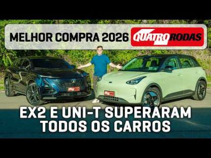 GEELY EX2 e CAOA CHANGAN UNI-T: destrinchamos os VENCEDORES DO MELHOR COMPRA 2026
