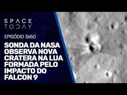 SONDA DA NASA OBSERVA NOVA CRATERA NA LUA FORMADA PELO IMPACTO DO FALCON 9!!!
