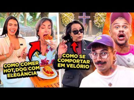 REAGINDO À RICOS ENSINANDO REGRAS DE ETIQUETA #2 | Diva Depressão