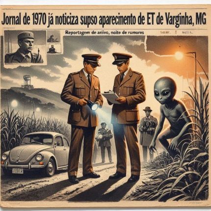 Jornal de 1970 já noticiava suposto aparecimento de ET de Varginha