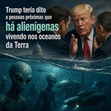 Trump teria dito a pessoas próximas que há alienígenas vivendo nos oceanos da Terra - OVNI Hoje!