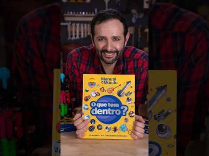 O QUE TEM DENTRO virou LIVRO!