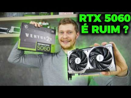 A RTX 5060 É A MELHOR PLACA CUSTO BENEFÍCIO EM 2026!? COMPREI PRA TESTAR! (ANÁLISE E TESTES)