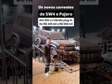 Os novos concorrentes de SW4 e Pajero