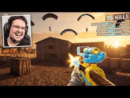 PEGUEI UMA P90 NO HOTDROP DO PUBG E FIZ A LIMPA! (DEVIA SER PROIBIDO ISSO KKKKK)