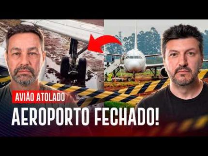 Avião varou a pista em Cascavel #LiveExtra