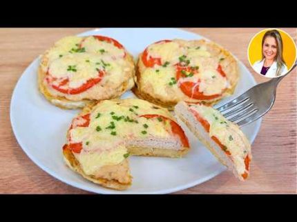 Meu Jantar de 4 Ingredientes! POUCOS CARBOIDRATOS e CALORIAS! Delicioso e Saudável