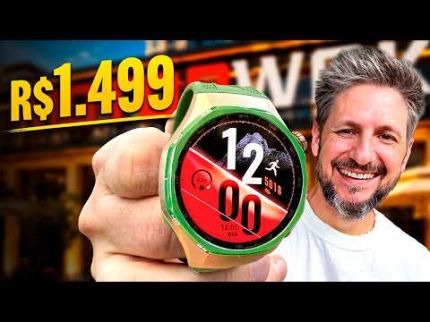 Huawei Watch GT 7 Pro: 12 DIAS e ainda 25% bateria