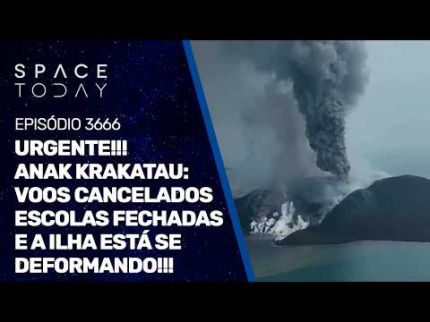 URGENTE !!! ANAK KRAKATAU: VOOS CANCELADOS, ESCOLAS FECHADAS E A ILHA ESTÁ SE DEFORMANDO!!!