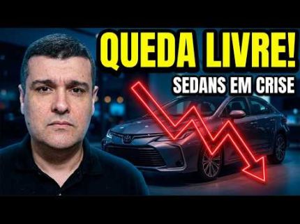 JÁ ERA? GRAVE CRISE dos SEDÃS! POR QUE O BRASIL DESISTIU desse TIPO DE CARRO?