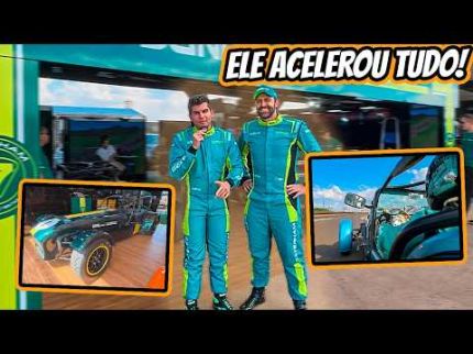 Peguei carona com  @AtilaAbreu51  no Autódromo de Brasília, a bordo de Caterham