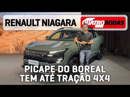 Renault Niagara é a PICAPE 4X4 do Boreal e esta é uma MÁ NOTÍCIA para a Fiat Toro