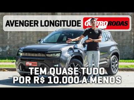 Jeep Avenger Longitude tem EQUILÍBRIO para ser o MAIS INTERESSANTE da linha