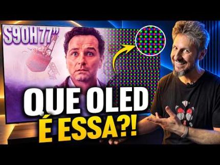 Samsung S90H 77”: essa QD-OLED me SURPREENDEU!