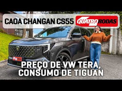 Caoa Changan CS55 é SUV flex MAIOR que Compass a PREÇO de VW Tera