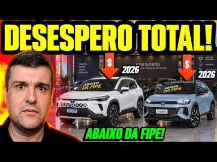DONOS DESESPERADOS: CARROS ABAIXO DA FIPE pra quem NÃO QUER BYD, GWM nem CHERY! SÓ ANÚNCIO REAL!