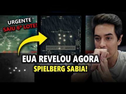 URGENTE - SAIU O 6º LOTE DE REVELAÇÃO e EUA MOSTRA OVNIs DO FILME DE SPIELBERG + ERA PRÉ-SPUTNIK