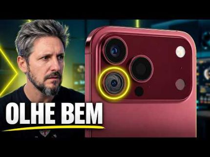 A câmera do iPhone 18 MUDOU de verdade?