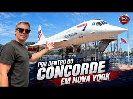 Visitamos um CONCORDE em NOVA YORK