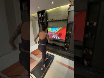 achei uma maneira de me exercitar