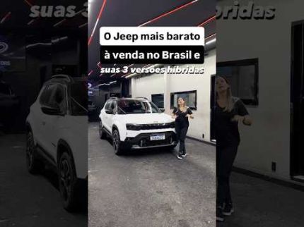 O Jeep mais barato à venda no Brasil e suas 3 versões híbridas