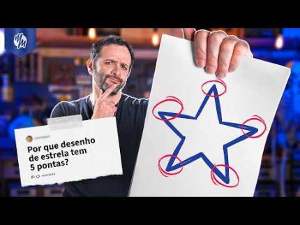Por que DESENHO de ESTRELA tem 5 PONTAS?