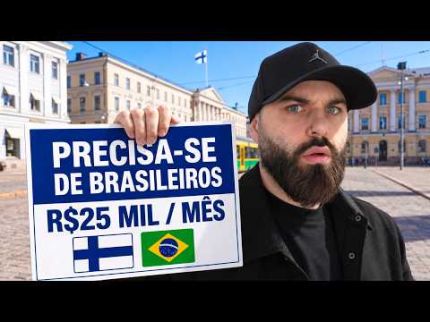 FUI NO PAÍS MAIS FELIZ DO MUNDO QUE ESTÁ DESESPERADO POR BRASILEIROS