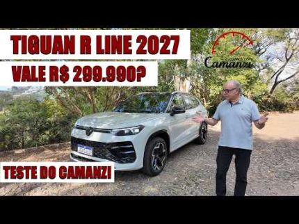 NOVO VW TIGUAN R-LINE 2027: 272 cv, 4x4 e R$ 299.990! Vale a pena?