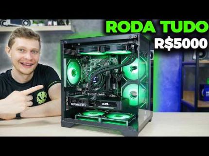 PC GAMER IDEAL DE R$5000 PARA RODAR TUDO NO ULTRA! MONTAGEM E TESTES (2026)