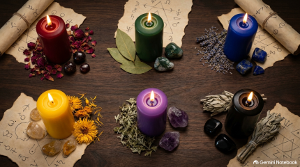 A Magia das Velas: O Poder do Fogo e o Significado Místico das Cores nos Rituais - Efeito Mistico
